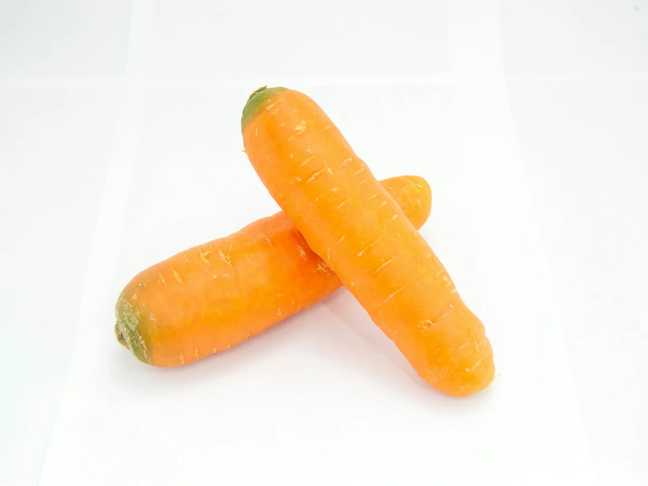 Two fresh carrots